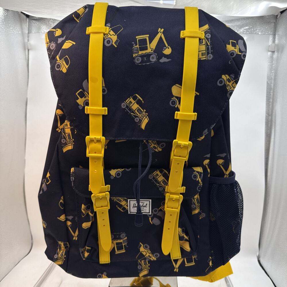Herschel Little America Backpack Youth Construction Zone NWT Beautiful